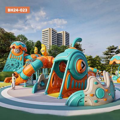 KUTE | Cartoon Chicken Themed Outdoor Playground Complex | Commercial-Grade No-Powered Kids Equipment