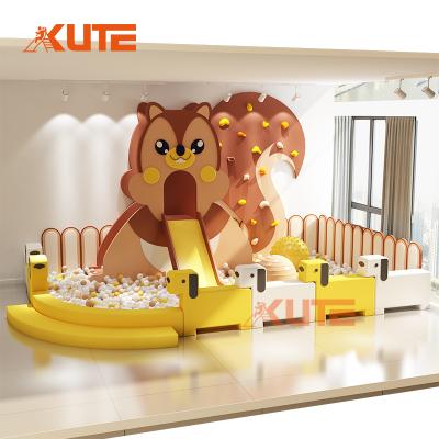 KUTE Cute Squirrel Themed Small Indoor Play Area | Toddler Soft Play for Daycares & Family Cafes