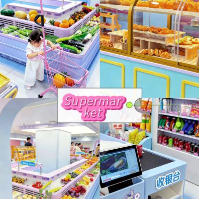 KUTE All-Scenario Immersive Kids' Career Role-Play Park | Multi-Themed Playground with Supermarket, Police Station & Auto Repair Scenes