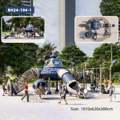 KUTE UFO Space Themed Outdoor Playground Equipment | Multi-Function Kids Slide