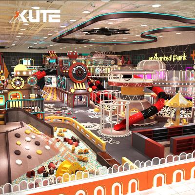 ✅ 【KUTE】520㎡ Custom Steampunk & Space Industrial Indoor Playground | Immersive Themed Kids' Play Center