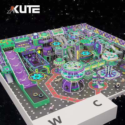 ✅ 【KUTE】20x30m Custom Cyber Universe Indoor Playground | Immersive Futuristic Space Kids' Play Center