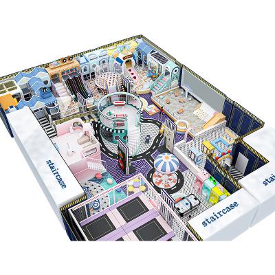 ✅ 【KUTE】380㎡ Custom Morandi Pop-Art Themed Indoor Playground | Medium-Sized Immersive Kids' Play Center